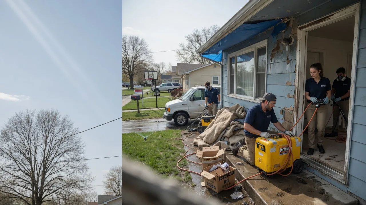 Basement Flood Cleanup in Rock City, IL near me